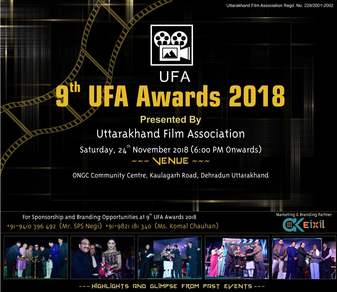 UFA Awards, Dehradun, Uttarakhand Film Association, AsPKom Eixil