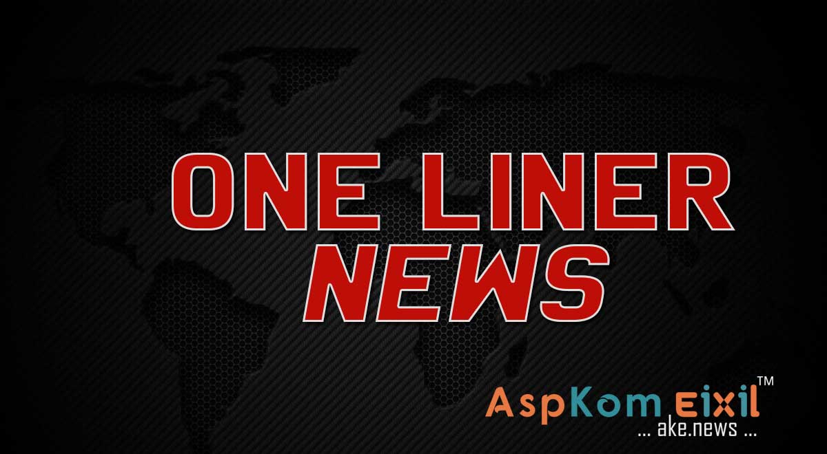 One Liner News, Aspkom Eixil News, AKe News