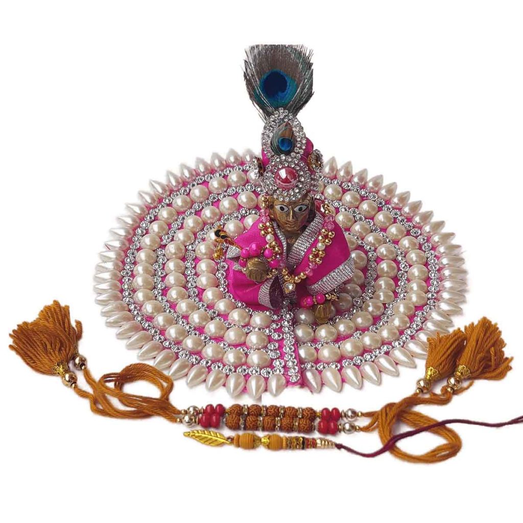 Raksha Bandha Gifts, Gift for Sister, Rakhi Gifts, Raksha Bandhan Gifts Online, Laddu Gopal, Fancy Designer Laddu Gopal Dress